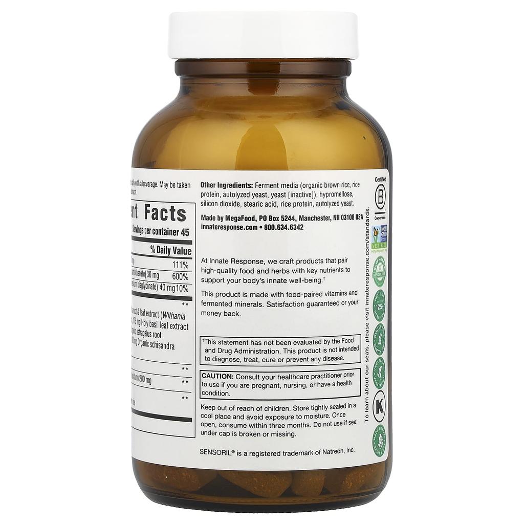 Adrenal Response™ Комплексный уход, 90 таблеток