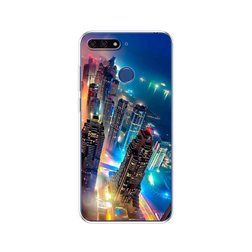Для Huawei Honor 7C 5,7 дюймов чехол мягкий силиконовый чехол из ТПУ милый защитный чехол для телефона для Huawei Honor 7c Aum-L41 сумки