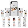 Чехол для телефона YNDFCNB Japanese Shiba Inu Sushi для iPhone 13 11 12 pro XS MAX 8 7 6 6S Plus X 5S SE 2020 XR Fundas