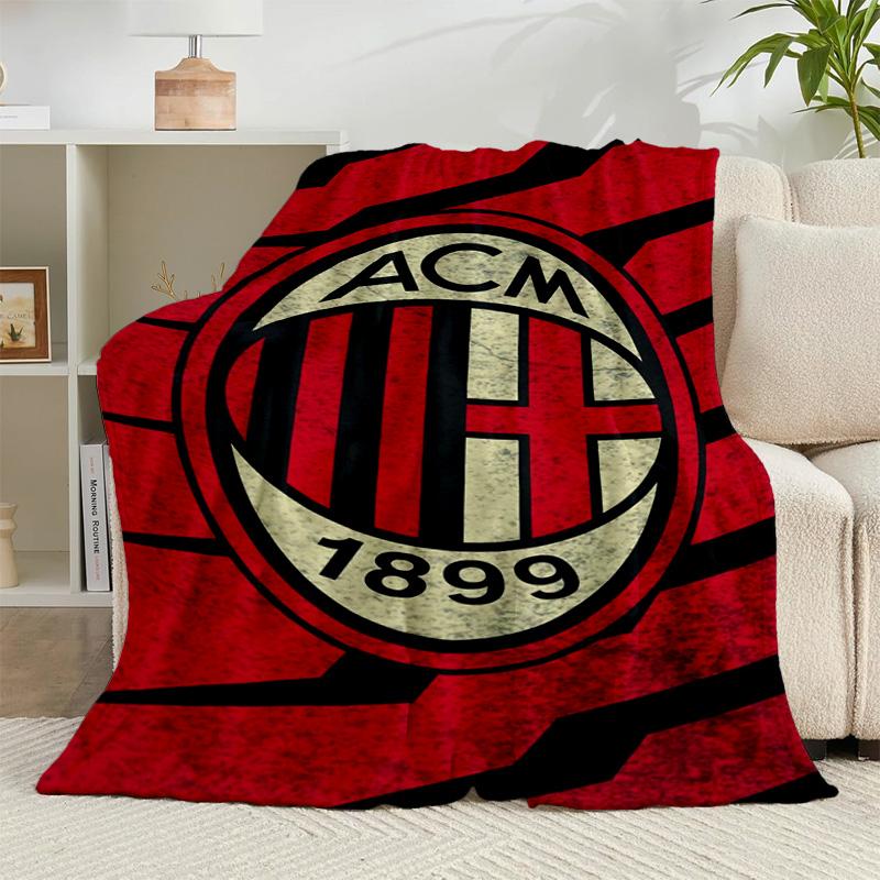 1PC 1909 Football Club Flannel Blanket Gift, Suitable for Both Men And Women, Soft Ideal for Beds And Sofa, Birthday Or Christmas Gift