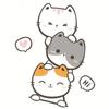 JT40# Car Sticker Three Kittens Folding Cute Cartoon Waterproof Vinyl Decal Car Accessories Decor