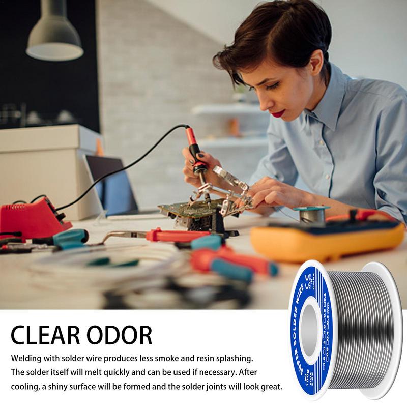 20/30/50/100 г Электронная паяльная проволока Припойная проволока Канифольный сердечник Оловянный многоцелевой сварочный флюс Железная проволока Катушка бытовой инструмент