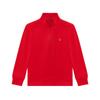Polo Ralph Lauren Толстовка с логотипом и принтом, воротник-стойка, молния до половины длины, длинные рукава, детские топы, красный 323952436-004