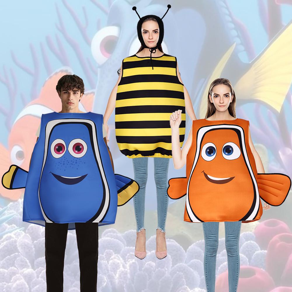 Finding Nemo Character Costume With Polyester Material For Cosplay And Parties