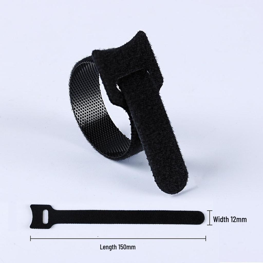 Cat Head Magic Tape Cable Ties: T-Shaped Self-Adhesive Strap for Cable Management and Storage.