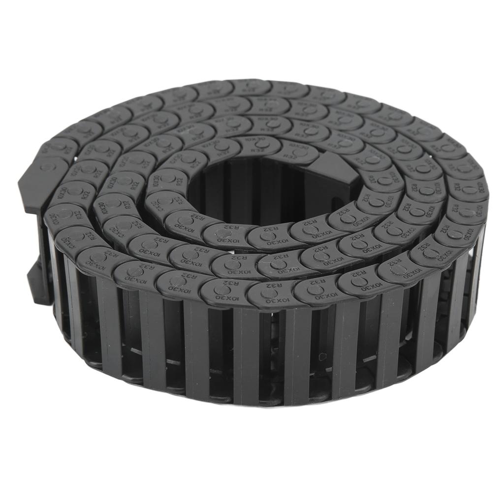 Кабельный тяговый цепной носитель 10x30 мм внутренний размер длина 1 м с коннектором для ЧПУ