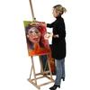 Chevalet d'atelier - Bois d'orme - Pliable - Hauteur maximale 127 cm - Poids 9 kg