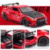 1:32 Nissan GTR R35 гоночный автомобиль модель имитация масштаб детский игрушечный автомобиль высококачественный литой игрушечный автомобиль звук и свет автомобиль для мальчика подарок