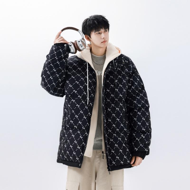 Новый тип хлопковой куртки, утолщенная, теплая и морозостойкая, зимняя хлопковая одежда, модная, стильная и универсальная, трендовое пальто