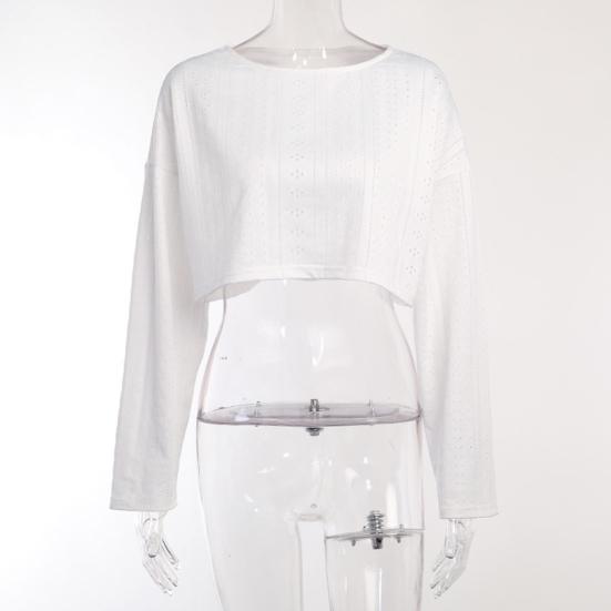 2 шт./компл., женский топ, шорты, наряд с открытой эластичной резинкой на талии, свободные, с длинными рукавами и круглым вырезом, тонкие однотонные дышащие мягкие домашние футболки, комплект с шортами