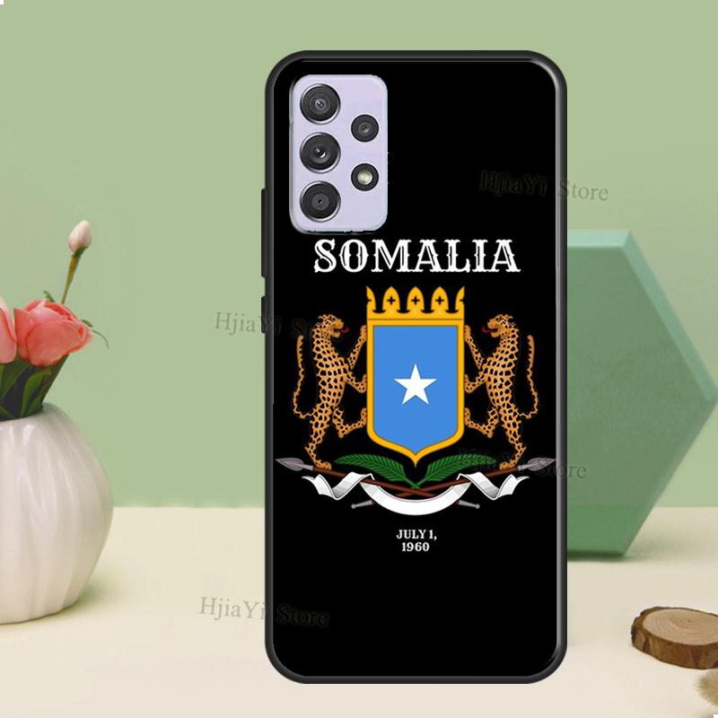 Кейс с флагом Сомали для Samsung A54 A34 A24 A14 A51 A71 A12 A22 A32 A52 A72 A73 A33 A53 A13 Задняя крышка