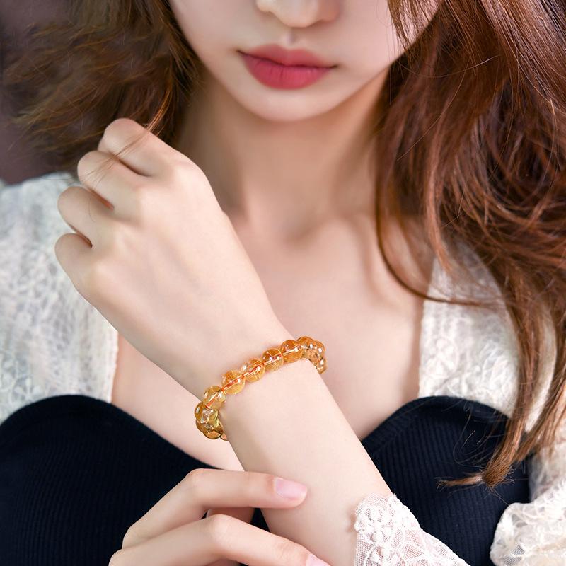 Желтый Кристалл Башня и Бусины из Золотистого Рутилового Кварца для DIY Ювелирных Изделий - Тигровый Глаз и Желтые Цветы из Клея