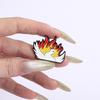 That's Spicy Enamel Pins Custom Animal Flames Brooches Lapel Badges Clothes Funny Jewelry Gift for Kids Friends