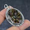Natural Watermelon Tourmaline 925 Sterling Silver Jewelry Pendant 2.17" n4B16