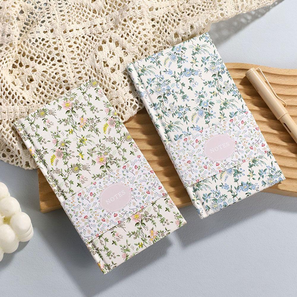 Fabric Cover A6 Cloth Notebook Compact Printed Notepad Portable Student Diary  Office