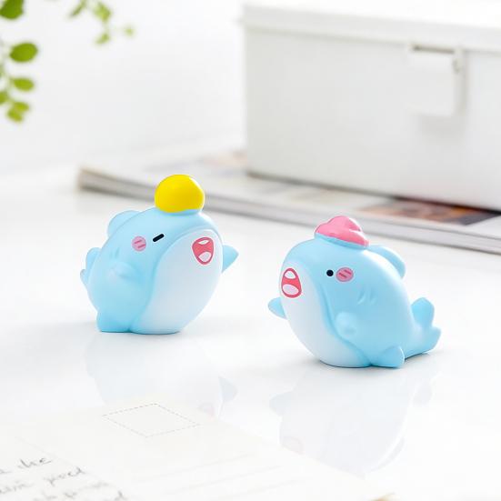 2 шт. Миниатюрные фигурки акул Милые смоляные маленькие ornaments в стиле исцеления Мини-украшения животных для аксессуаров автомобиля и стола?