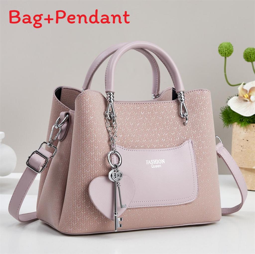 Pu Material Casual Single Shoulder Handbag With Zipper Pocket For Daily Use