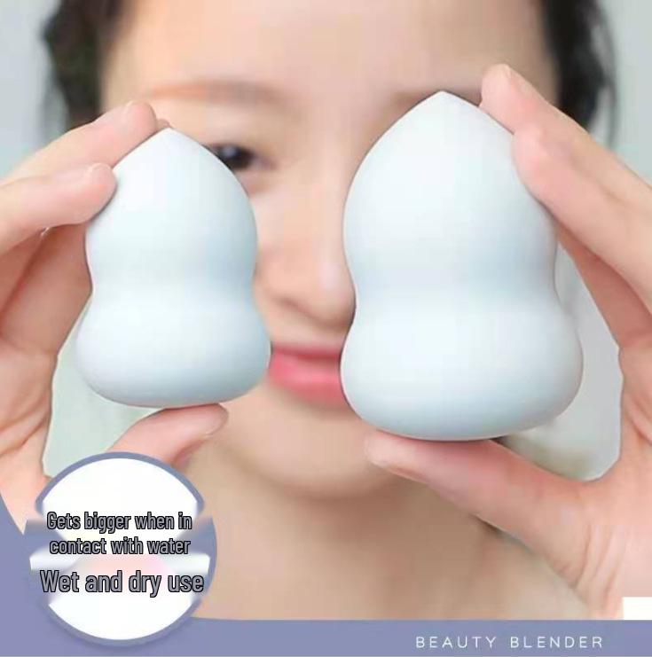 Премиальный мягкий спонж для макияжа в форме капли воды – Не впитывающий пуф для кушона