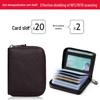 Anti-Demagnetization Zipper Wallet: Unisex Compact Card Sleeve with Multiple Card Slots, Bank ID Holder, Large Capacity, and Driver's License Pocket