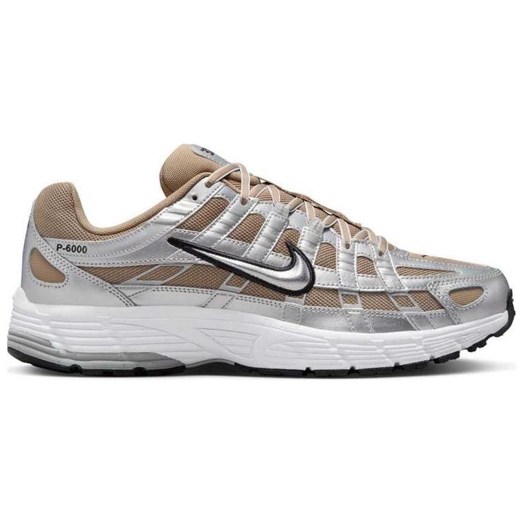 Nike P-6000 Хаки Металлик Серебряный Унисекс Кроссовки Металлик-Платина Чистая Платина HQ3030-200