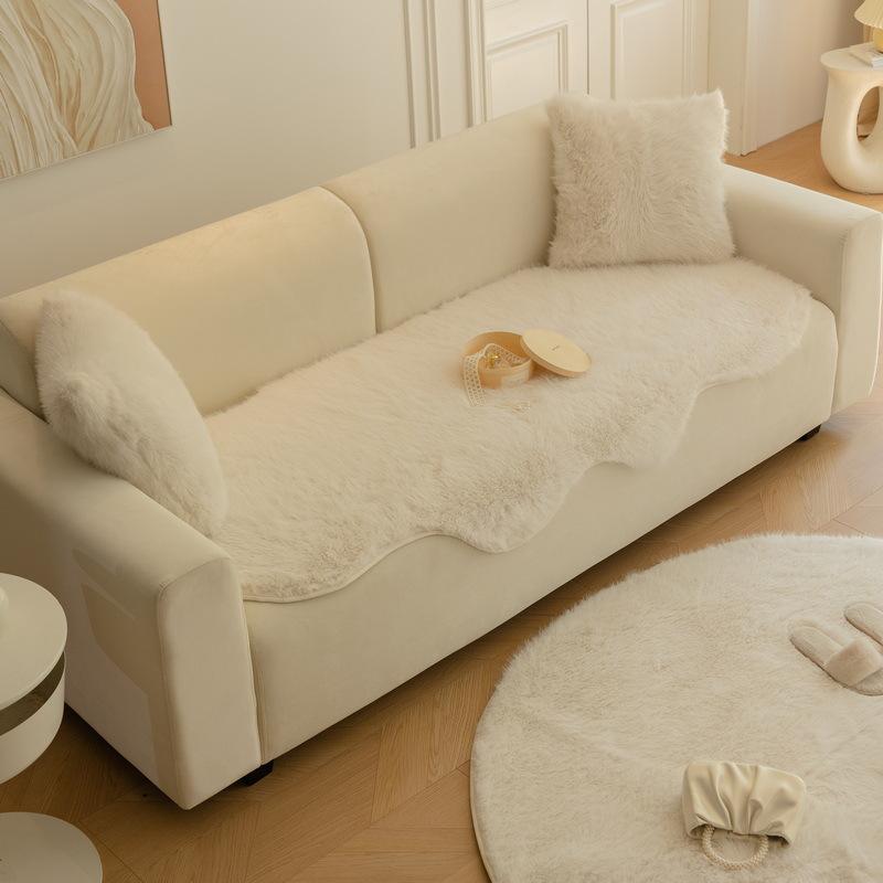 Мягкая подушка для дивана, зимняя утолщенная фигурная подушка, нескользящий кожаный чехол для дивана, ткань