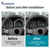 Carbon Fiber Dashboard Trim Sticker for Mercedes Benz SLK R171 2004-2010 Interior Accessories