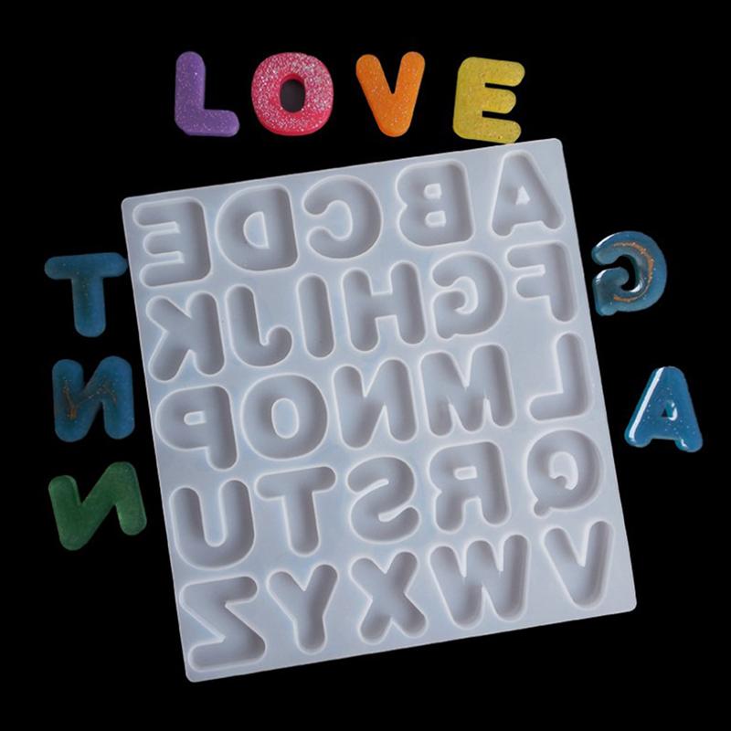 Силиконовая форма для торта 26 букв английского алфавита, шоколадный кубик льда, конфетница