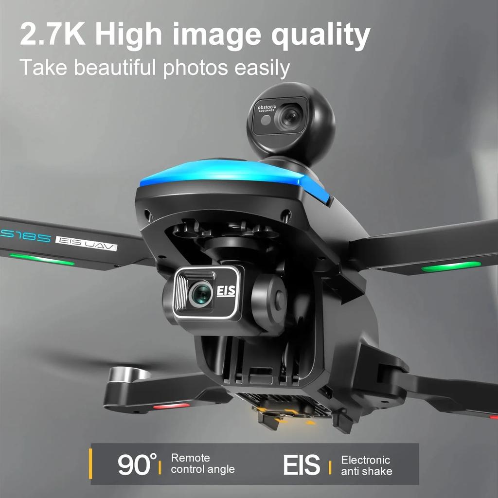 S185 GPS Drone Professional HD Camera 6-inch Touch Screen 3-Axis Gimbal EIS Relay Aircraft Laser Obstacle Avoidance Dron Toy