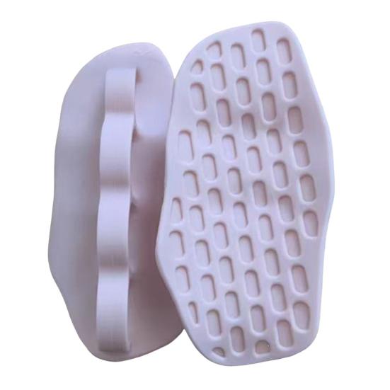 1 Pair 4-Holes Anti-Slip Silicone Workout Grips Men Women Hand Palm Protection Weight