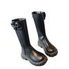 Children's Martin Boots  New Girls' Foreign Style Bow High-top Boots Fashionable Girls' Princess Shoes