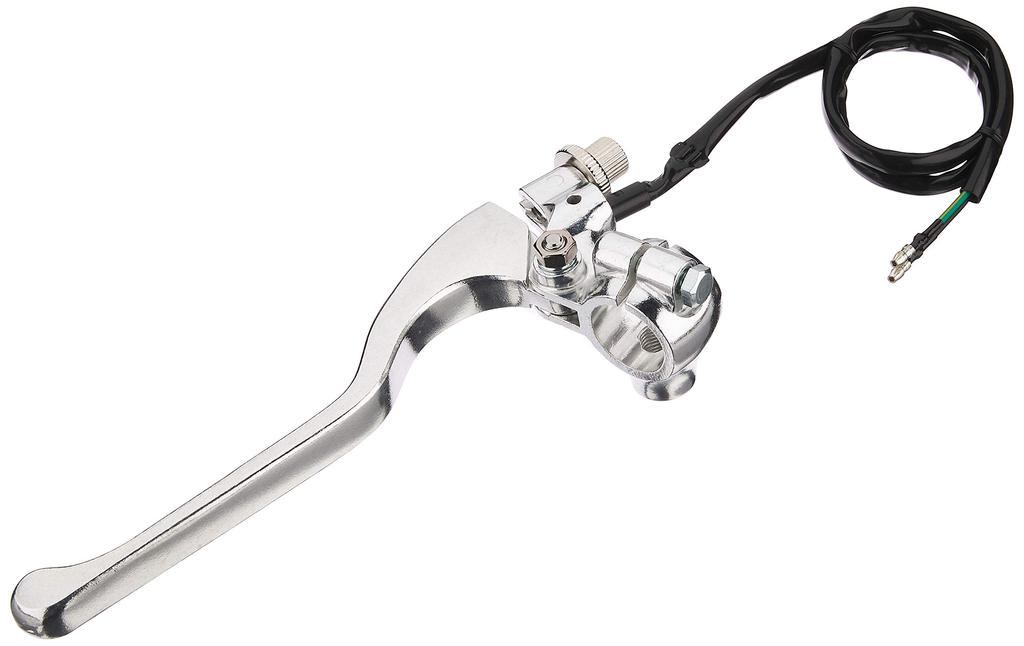 KITACO Right Lever Holder Set for with Mirror & (Long) Monkey, Etc., Holder, Silver, 525-0701301