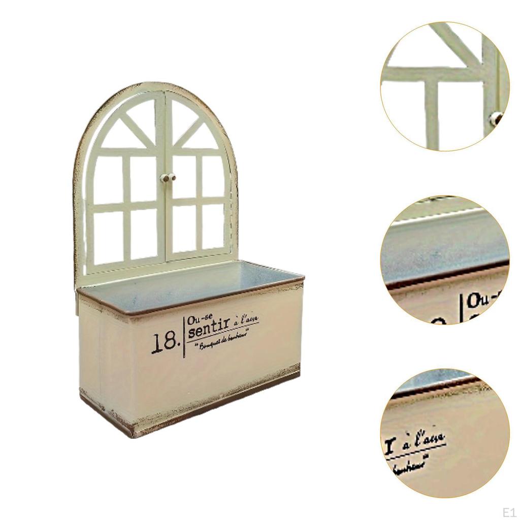 Шикарный металлический настенный декоративный ведро для растений, держатель для растений, держатель для цветов для сада в фермерском доме, столешница