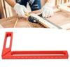 Carpenter   L Shape Aluminum Alloy Height Measuring Scribing 90 degrees  Woodworking Right Angle Ruler
