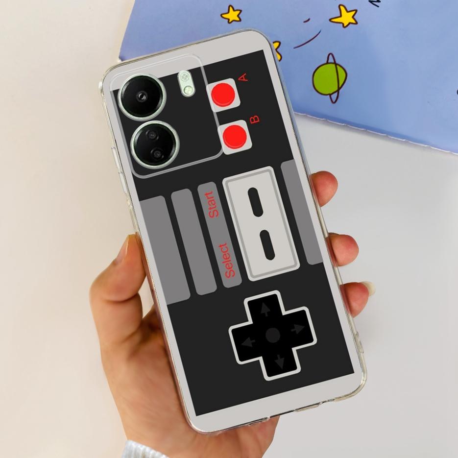 For Xiaomi Poco C65 Case 2023 Cute Fashion Painted Back Cover Soft Silicone Phone Case For Xiaomi Poco C65 PocoC65 Fundas Bumper
