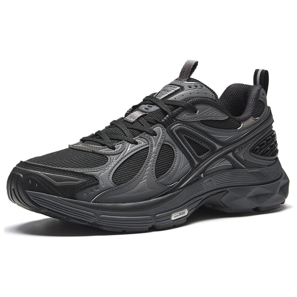 Anta G02.2 Champion Sports Нескользящие Износостойкие Дышащие Кеды с Низким Верхом Мужские кроссовки Черный Серый 112518803A-1