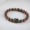 Браслет Браслет в китайском стиле Модные украшения Унисекс Браслет из дерева Браслет из сандаловых бусин