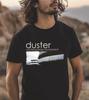 Популярная черная унисекс футболка с принтом группы Duster, размеры S-5XL