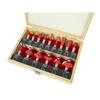 Faithfull 1/2in Tct Router Bit Set, 15 Piece