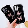 Cute Cartoon Pattern Cream Texture Casing Wavy Edge Soft Silicone Cover Phone Case for Samsung