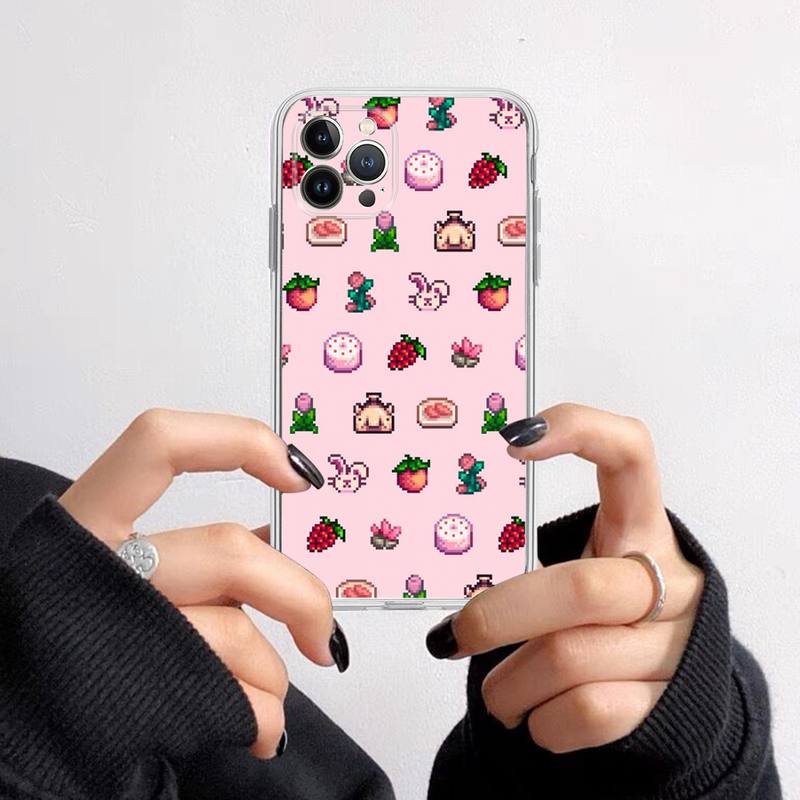 Чехол для телефона Stardew Valley для iPhone 14 13 12 11 Pro Max XS X XR SE 2020 6 7 8 Plus Mini Прозрачный корпус