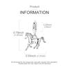 Оригинальная бусина-шарм из настоящей меди, подвеска «Бегущая лошадь», подходит для оригинальных браслетов для женщин, DIY аксессуары, подарок