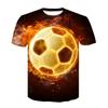 Летние футболки с 3D-принтом и футбольной графикой. Интересная личность. Повседневная мужская футболка. Модные дышащие футболки с коротким рукавом.