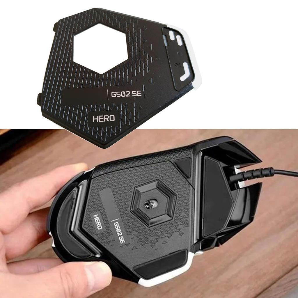 1PC Mouse Battery Cover Battery Case Replacement for G502 HERO Wired Mouse White