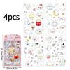Kawaii Cat Stickers Cartoon Animal Stickers Student DIY Scrapbook Decals Handbook Cute Korean Nail Sticker Aesthetic Stationery