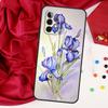 Чехол Синий Ирис для Samsung Galaxy A54 A34 A14 A52 A72 A13 A33 A53 A73 A51 A71 A12 A22 A32