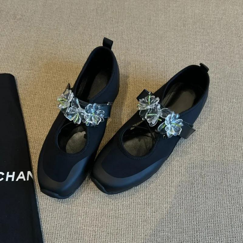 Модные балетки спортивного стиля на плоской подошве Мэри Джейн с одним ремешком Полиуретановая стелька Резиновая подошва Взрослая повседневная обувь