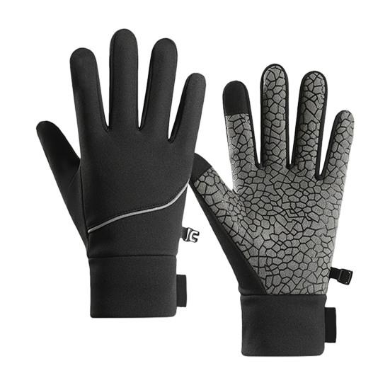 Водонепроницаемые термоперчатки для мужчин и женщин, теплые перчатки с сенсорным экраном, ветрозащитные перчатки с нескользящей ладонью для езды на велосипеде, катания на лыжах, пеших прогулок