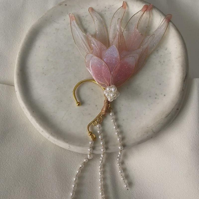 Exquisite Pearl Tassel Earrings - Elegant & Trendy Design