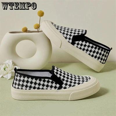 Парусиновая обувь для студентов, универсальная корейская версия повседневных туфель с плоской подошвой, спортивная обувь, тканевая обувь