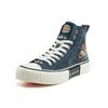 Kappa Comfortable Trendy Durable Lightweight High-Top Canvas Shoes Unisex sneakers Denim-Blue K0BX5VS10D-878